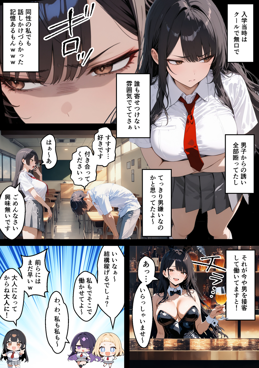 【えろまんが】見た目と別に欲望を刺激させられるパパ活おっさんとのセックスが気持ち良すぎて…