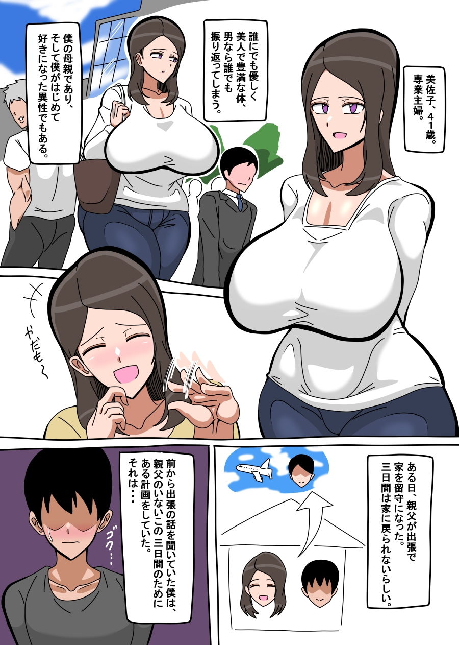 エロ同人】父親の出張中に大好きなお母さんを睡眠薬で眠らせて… : エロ漫画同人ログ