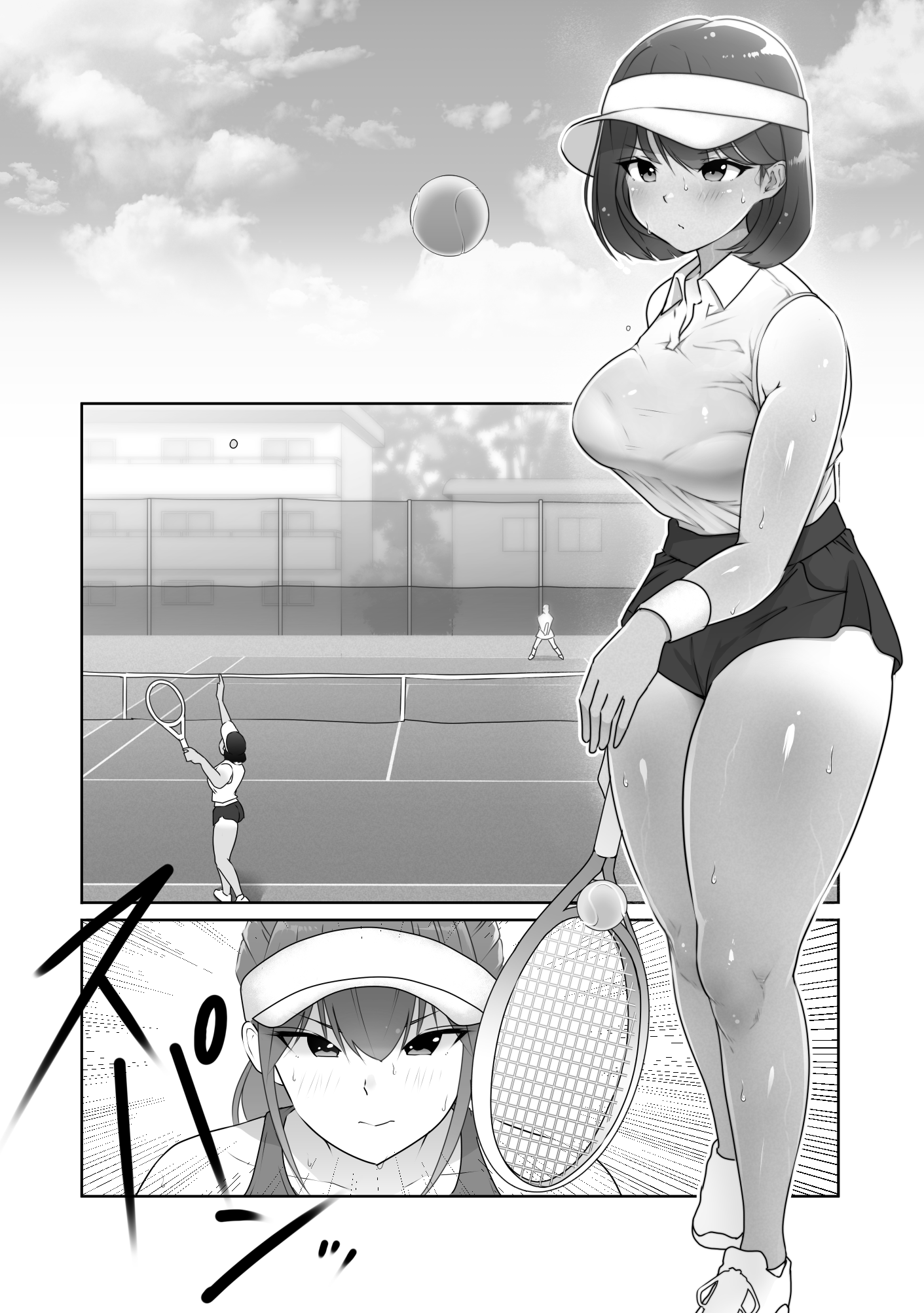 野球部の手におちた-4 【エロ漫画乱交】野球部の男子がテニス部の女子達をオナホ状態に種付けまくる！
