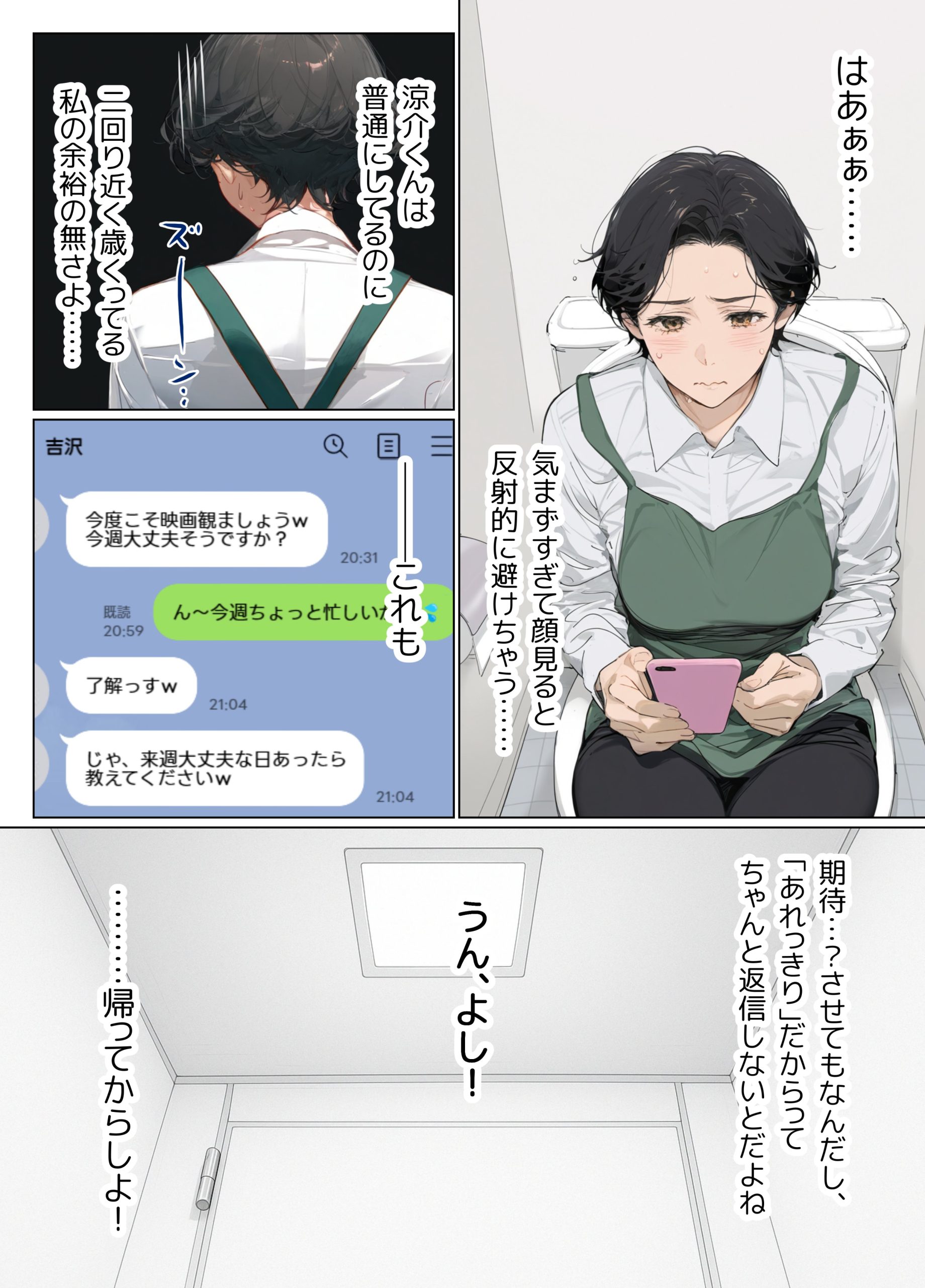 【エロ漫画人妻】人妻さんの本気の汗だく浮気セックスがエロ過ぎてヤバい！