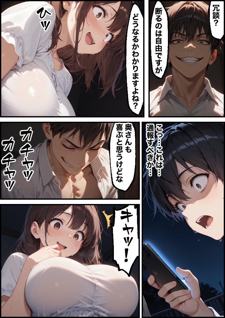 【エロ漫画NTR】夫のために妻が上司の性欲処理を受け入れていく姿に勃起不可避！