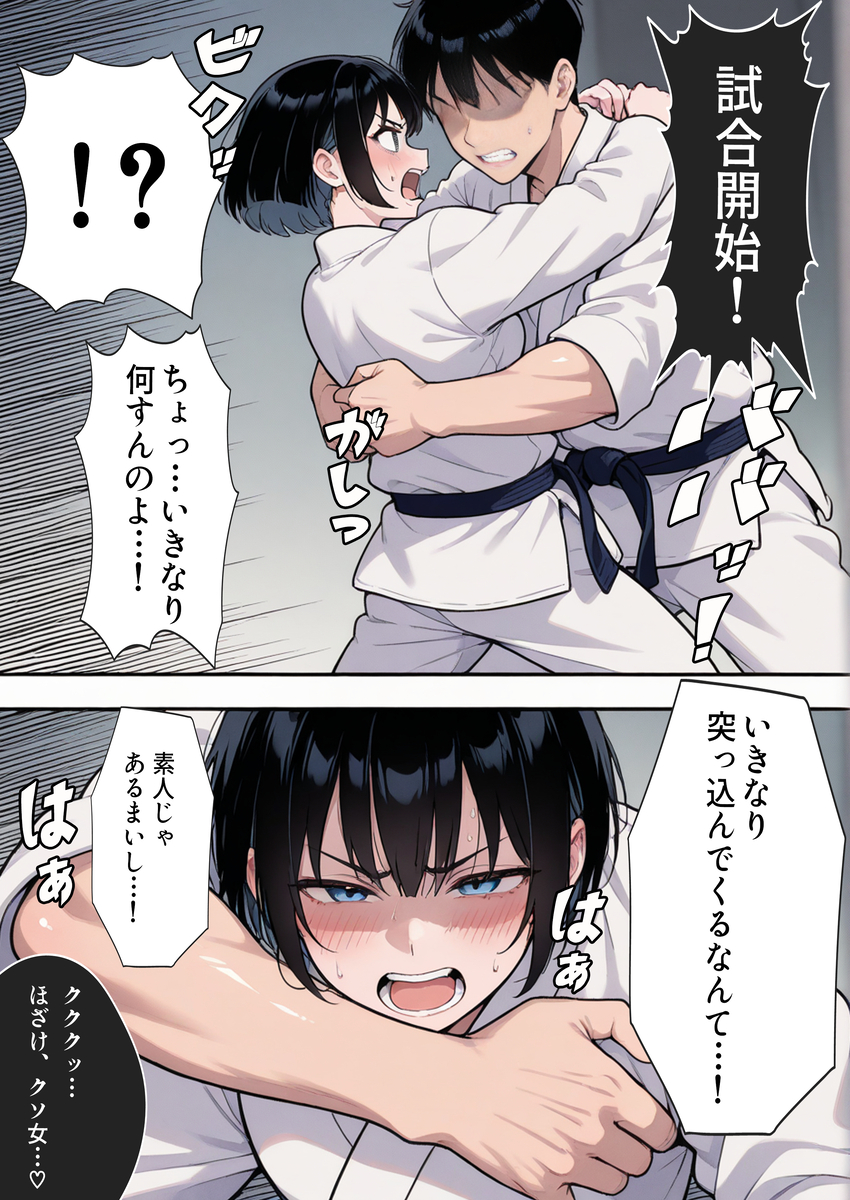 【エロ漫画レイプ】道場破りを名乗る男達の襲撃でメス堕ちさせられる天才柔道少女の運命が…