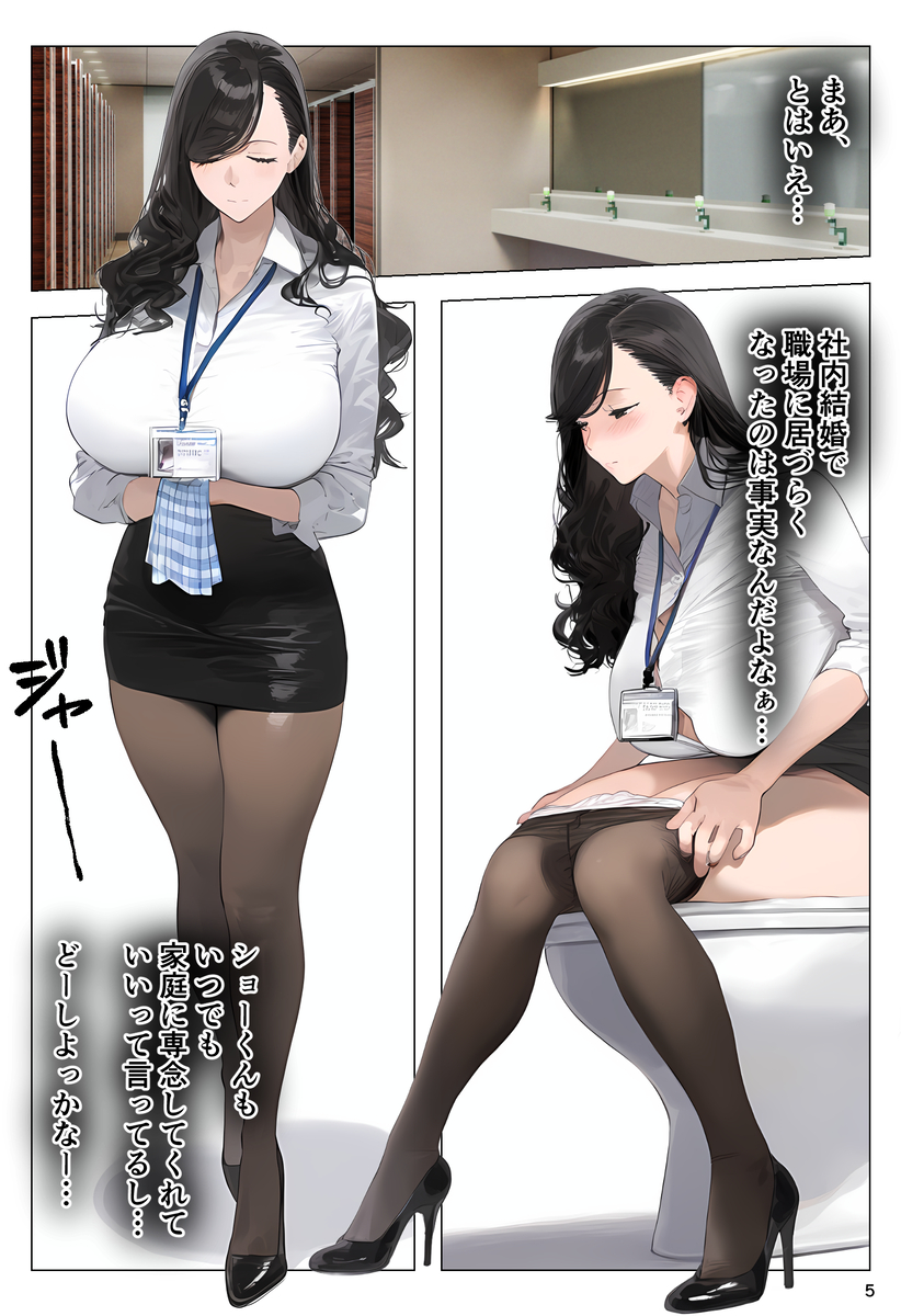 【えろまんが】催眠アプリを使って新婚巨乳妻に托卵精子を無責任射精し放題するおっさんがヤバい