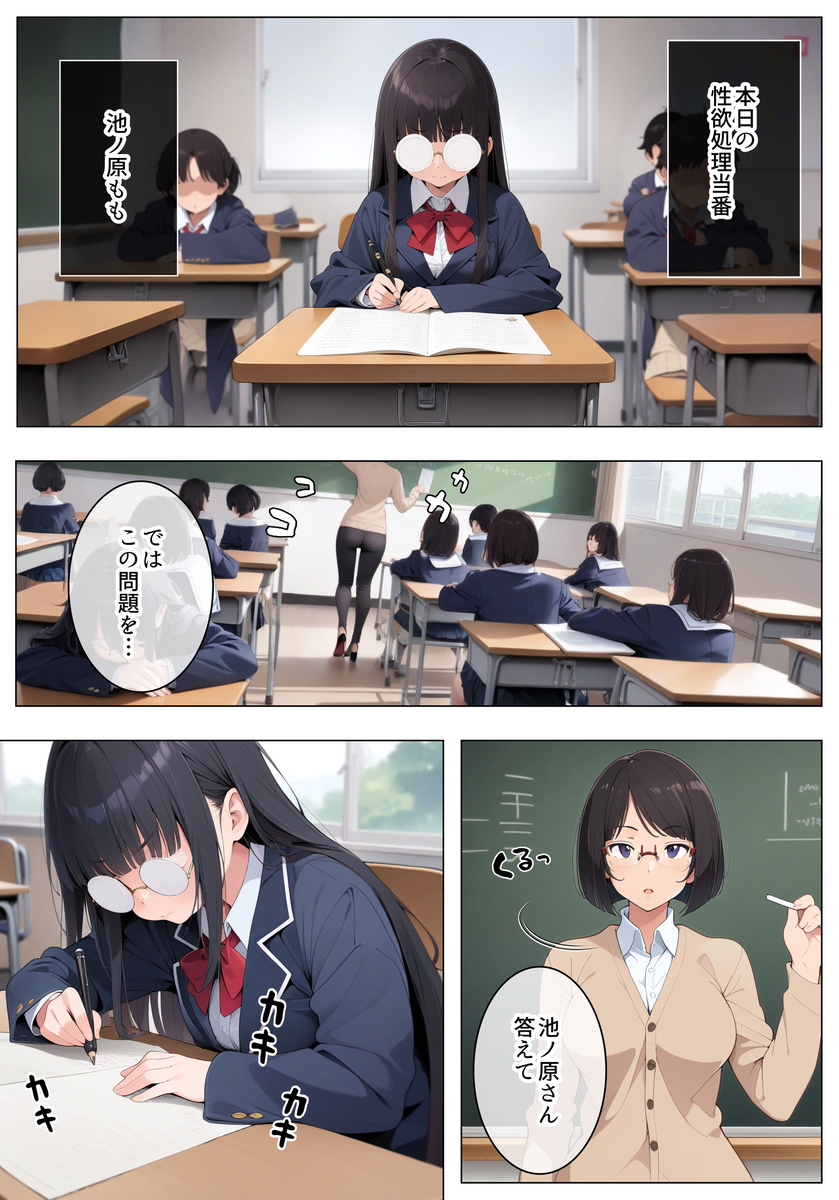 【エロマンガ】クラスの地味な女の子で性欲処理が最高すぎる！