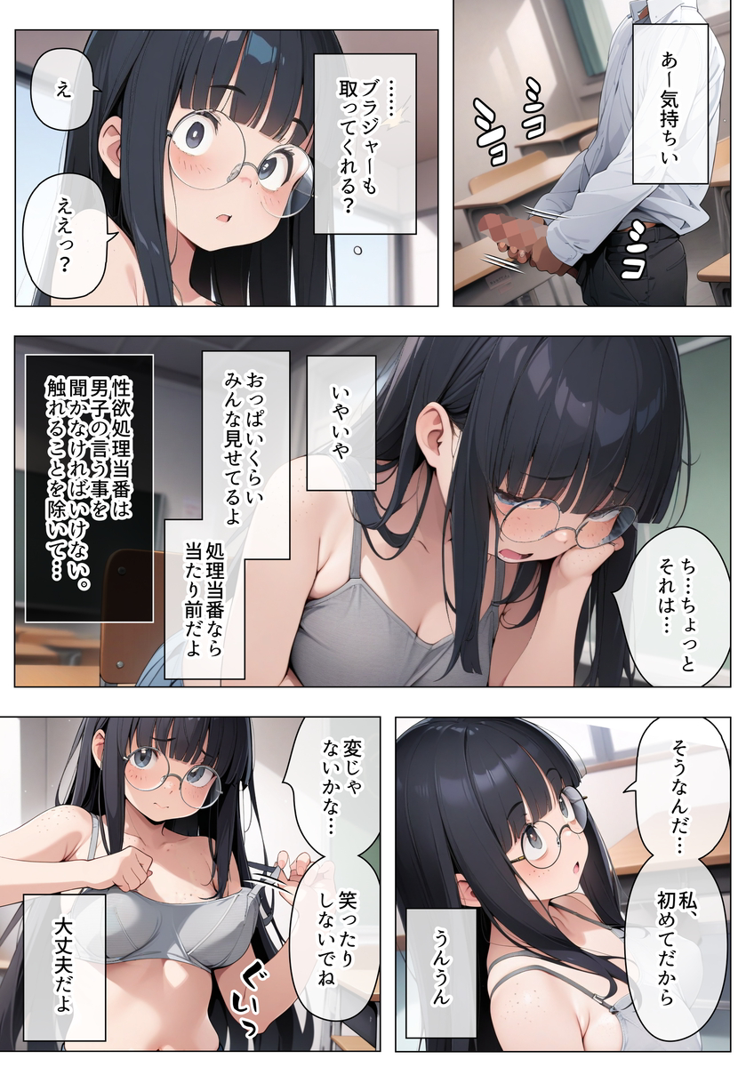【エロマンガ】クラスの地味な女の子で性欲処理が最高すぎる！