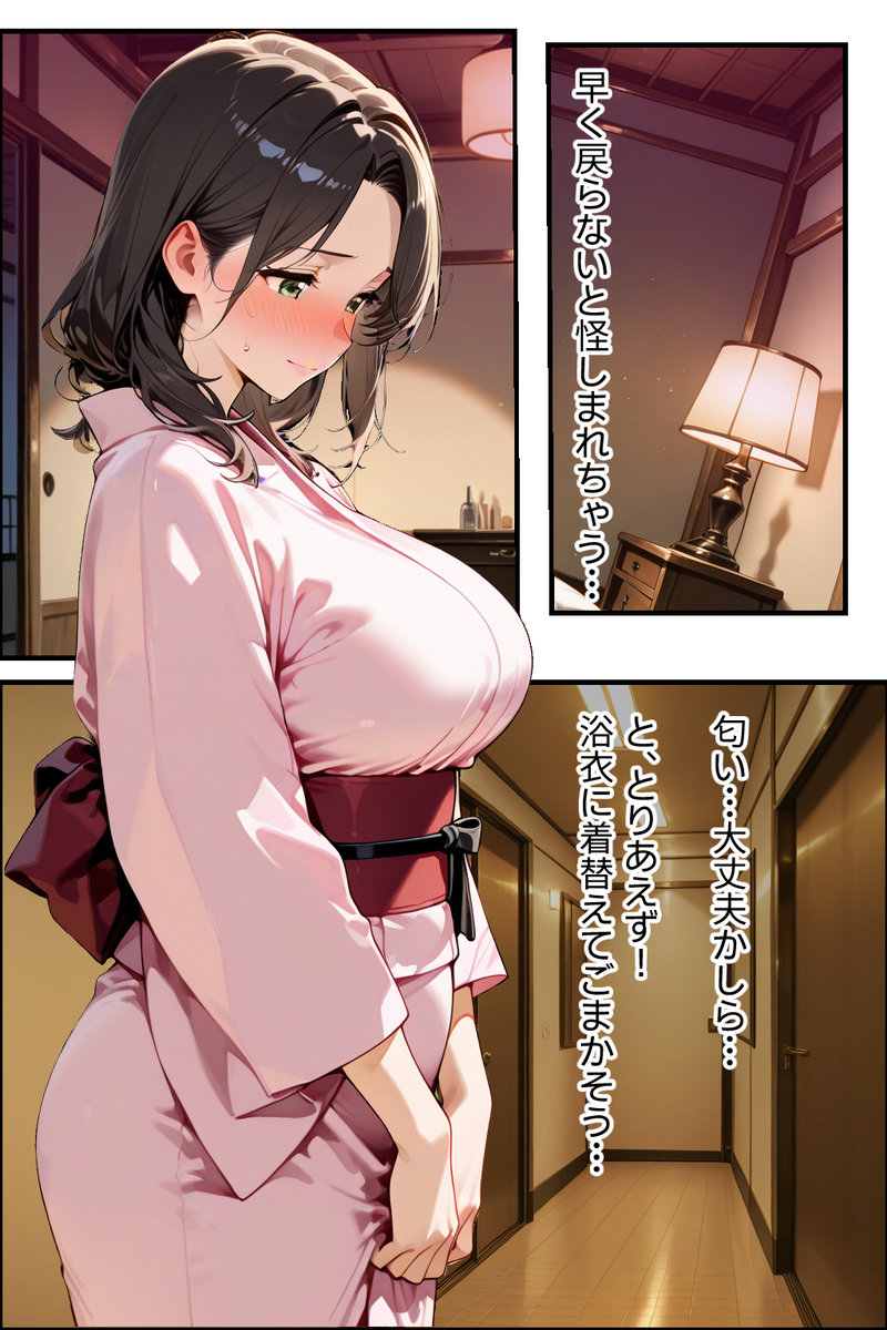 【エロ漫画寝取らせ】夫の寝ている前でマッサージ師のキワドイ手つきで快楽堕ちる妻