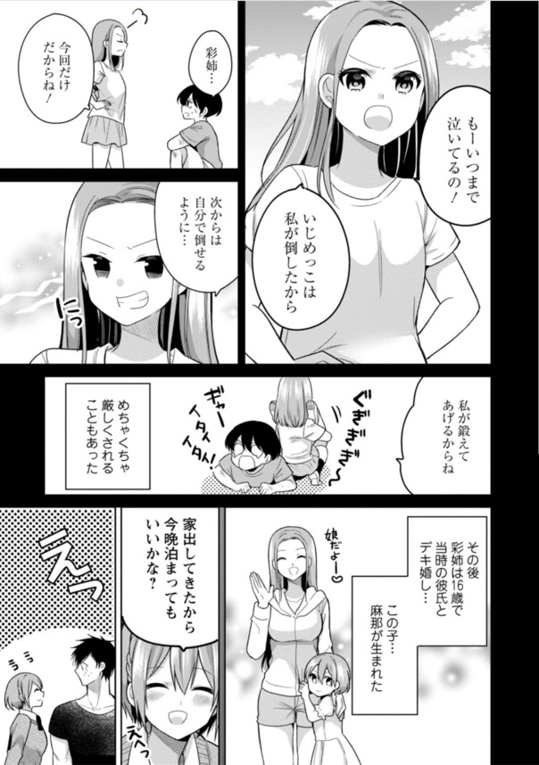 【エロ漫画】弱気な俺を助けてくれていた幼馴染の娘が押しかけてきて誘惑してくる…