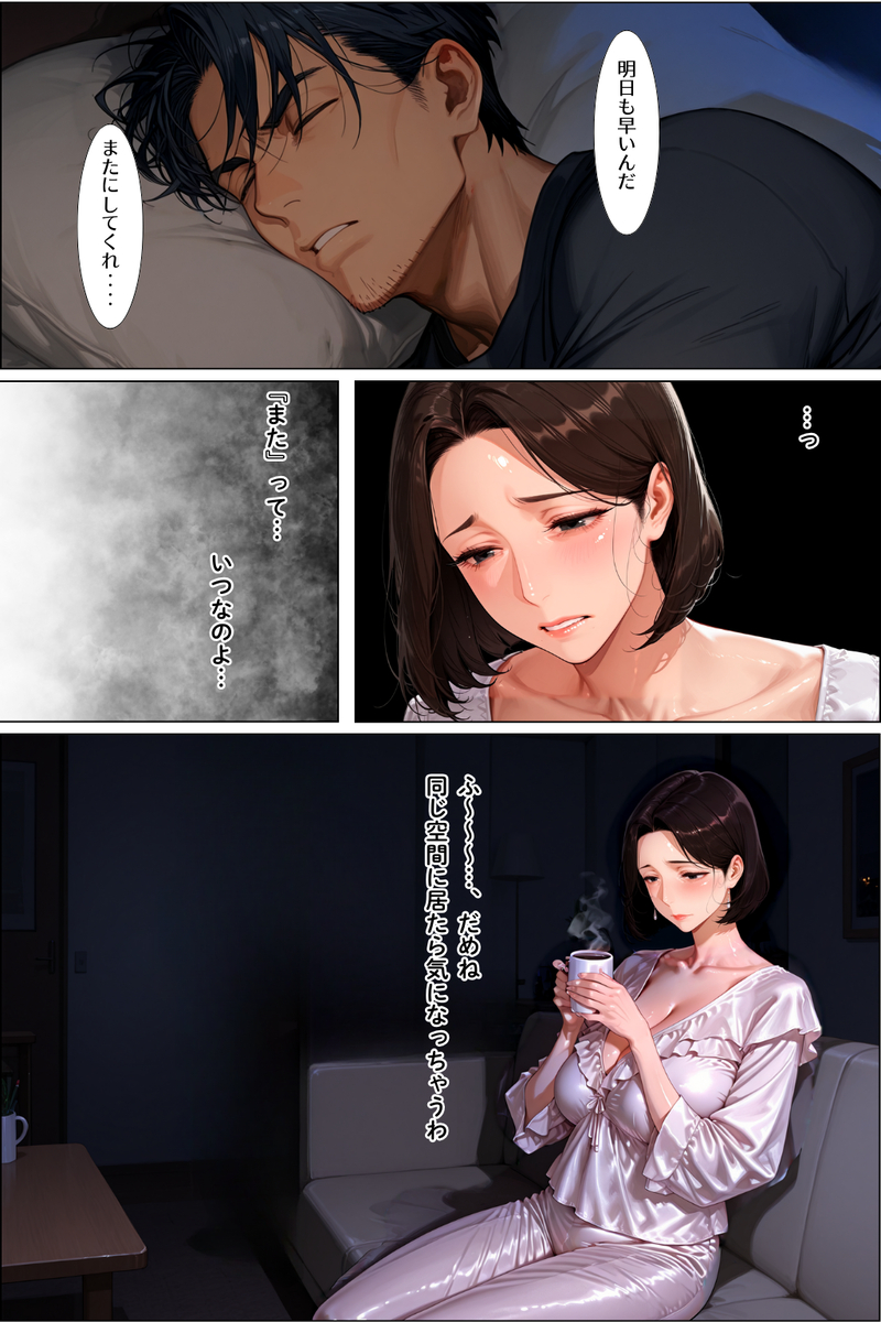 【エロ漫画人妻】オナニーをしている姿を義父に見られ、夫とのセックスレスを打ち明けた結果…