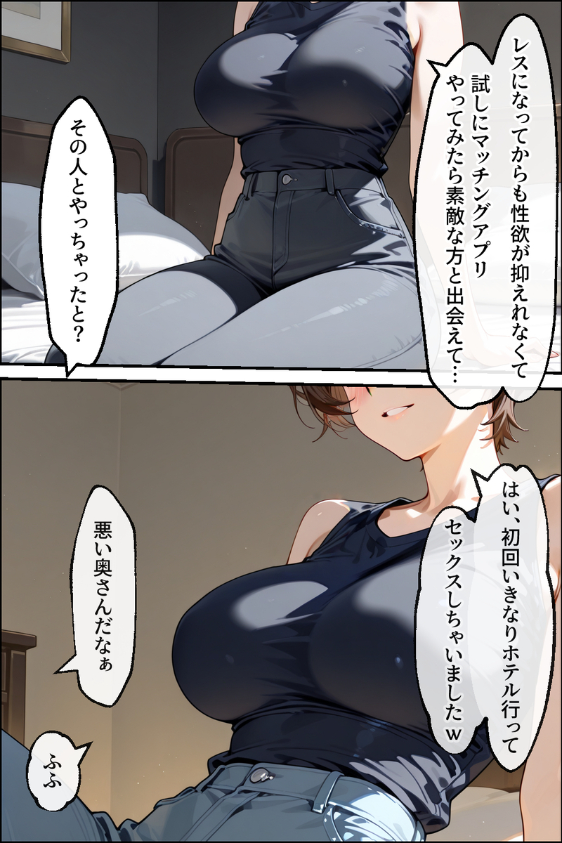 【エロ漫画人妻】同人AVに出演した人妻さん…何人もの男とセックスして完全に変態になってしまう…