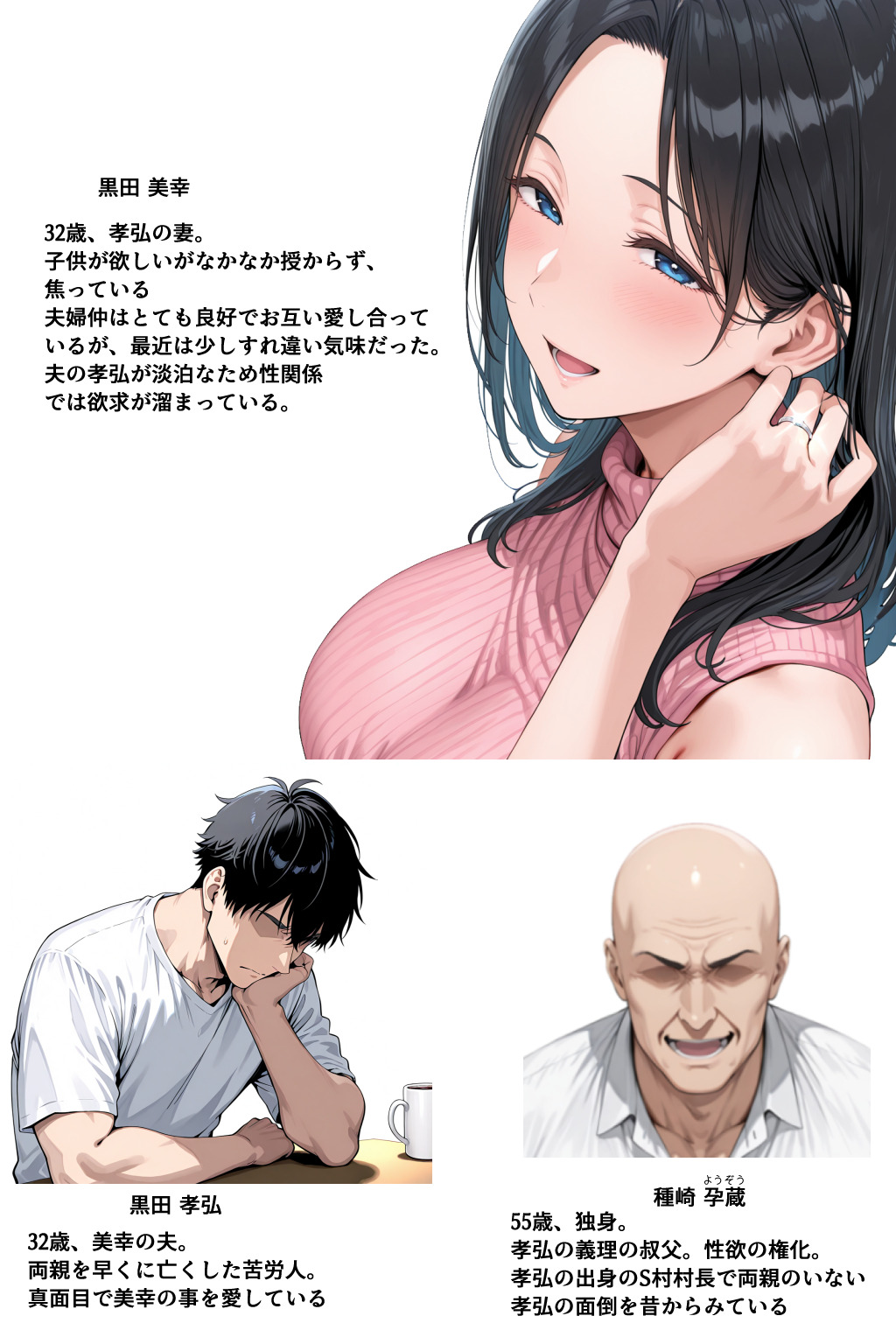 【エロ漫画】子供を欲しがる嫁が背徳と快楽の寝取り神事の罠にハマり…