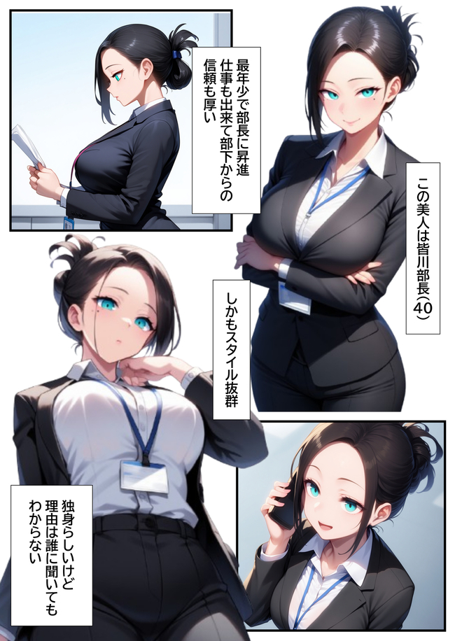 【エロマンガ】女上司とあまあま孕ませエッチしてる姿がヤバい！