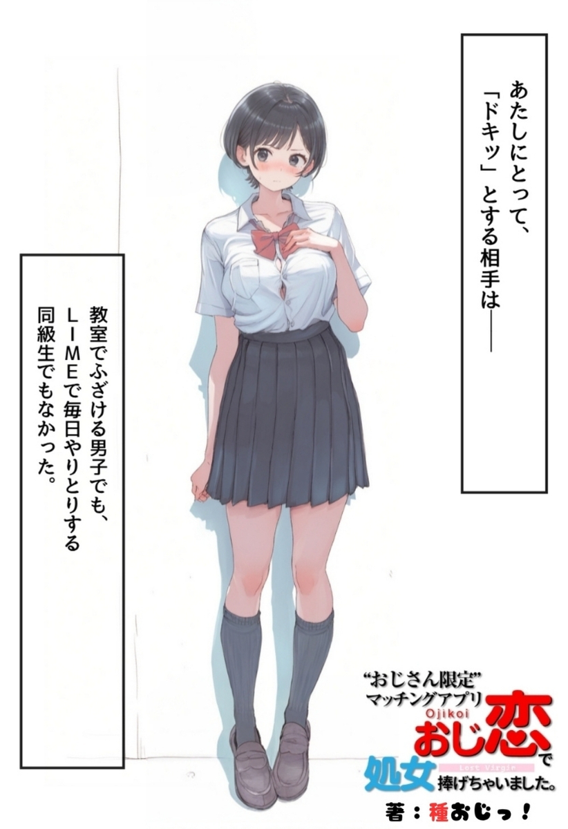 【エロ漫画】年の差と体格差に恋の境界線はない！マッチングアプリで出会ったおっさんとガチ恋する女の子がシコリティーすぎるwww
