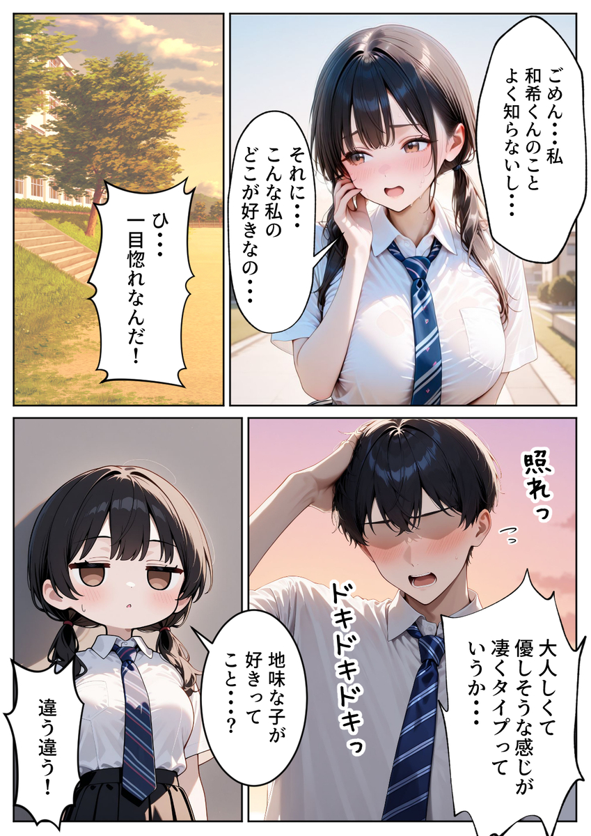 【エロマンガ】押しに弱い女の子がクズ教師の罠にハマって…