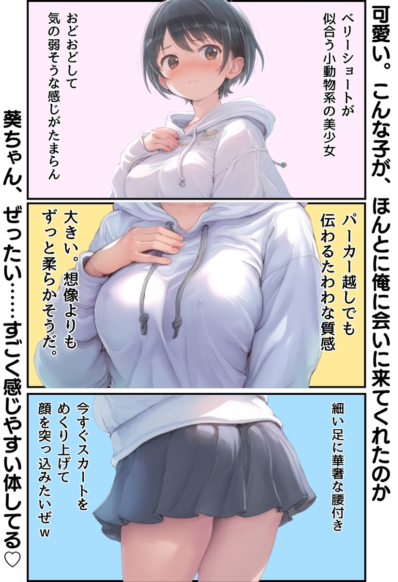 【エロ漫画】年の差と体格差に恋の境界線はない！マッチングアプリで出会ったおっさんとガチ恋する女の子がシコリティーすぎるwww