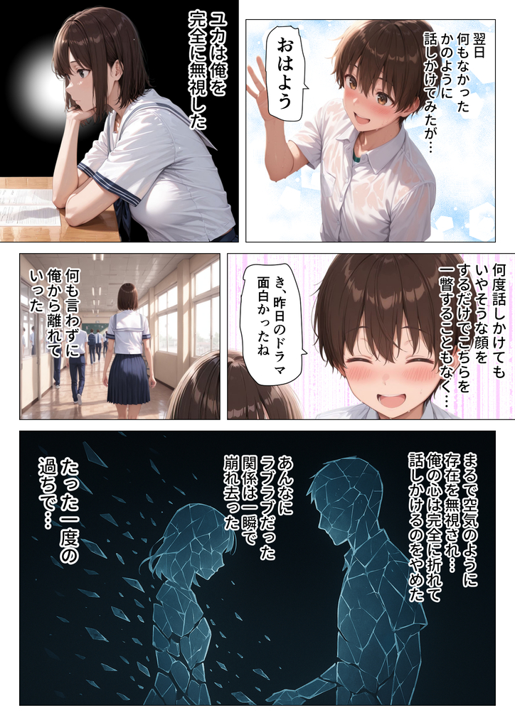 【えろまんが】学生時代大好きだった女の子が…今は人妻となって僕の女性恐怖症を解消しようとしてくれてる…