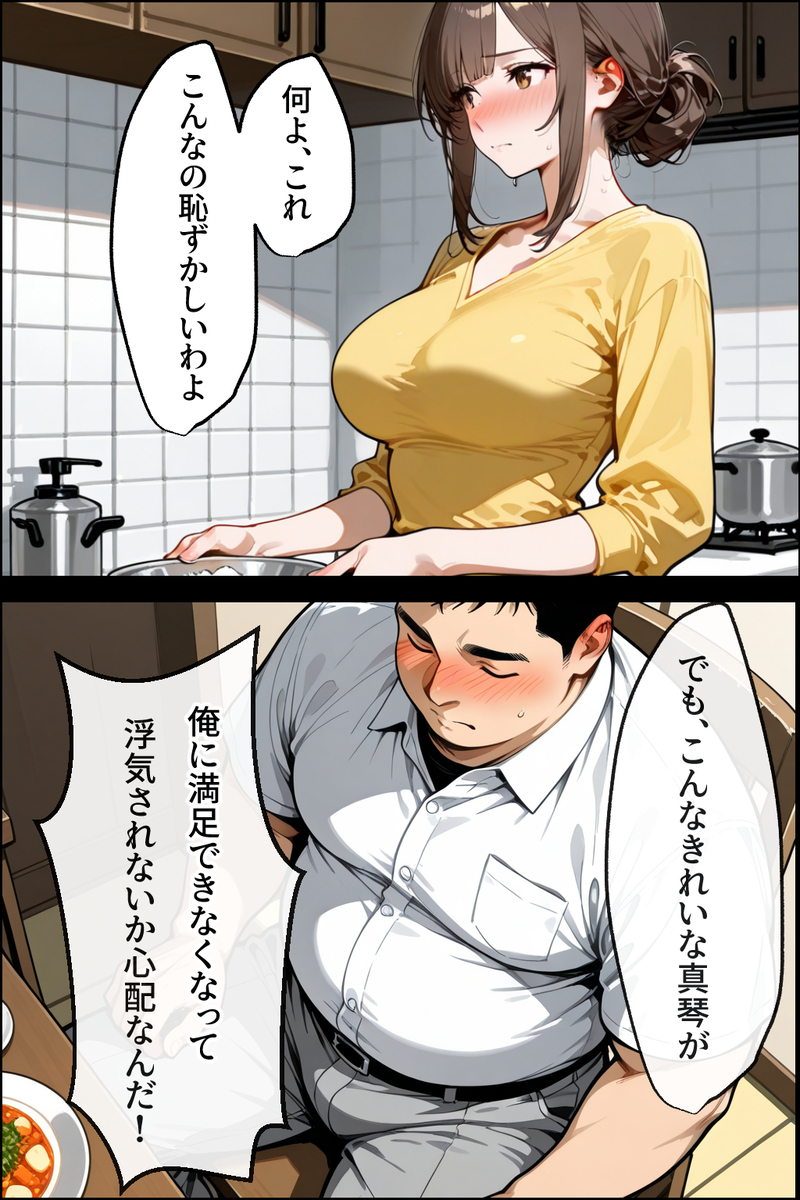 【エロ漫画】寝取らせ相手を選ぶマッチングアプリってガチでエロいなwww