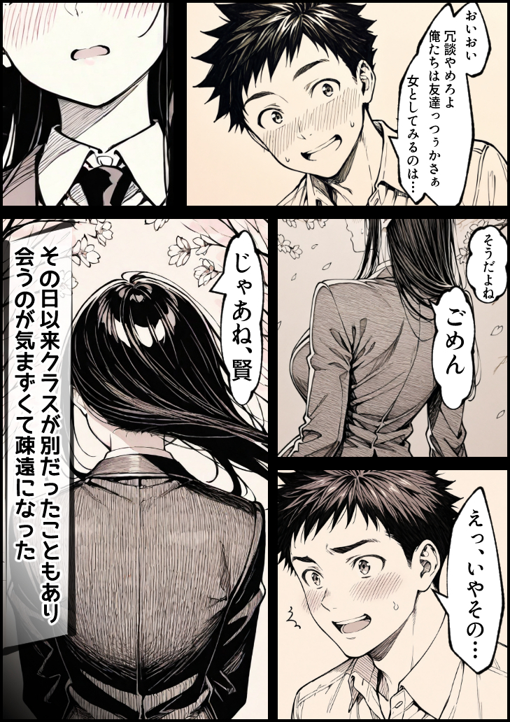 【エロマンガ】風俗街という歪な場所で再会した幼なじみ二人のその後のストーリーにドキドキが止まらない！