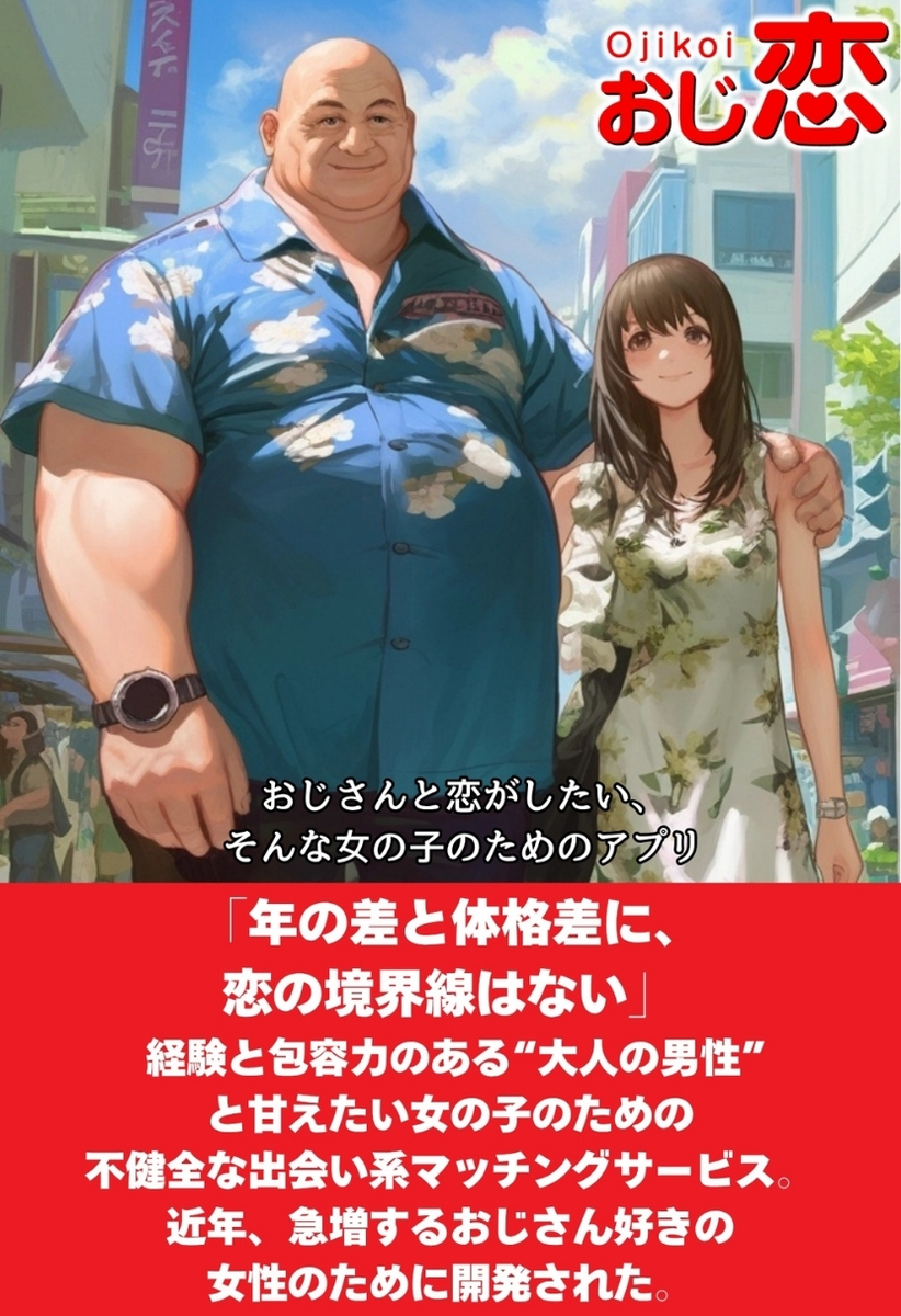 【エロ漫画】年の差と体格差に恋の境界線はない！マッチングアプリで出会ったおっさんとガチ恋する女の子がシコリティーすぎるwww