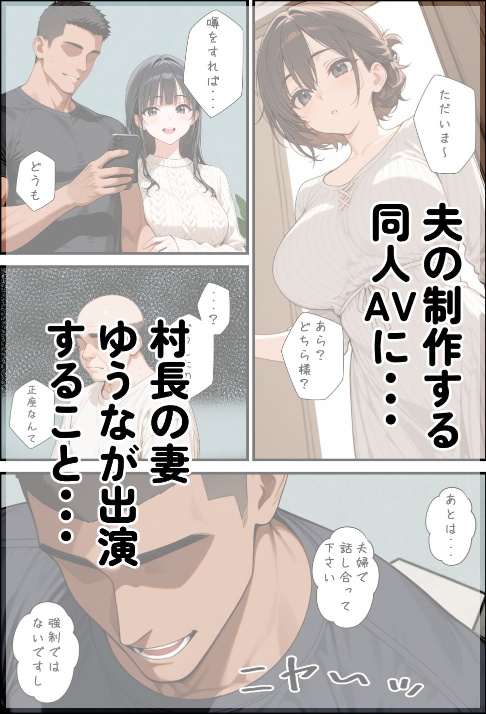 【エロ漫画】淫習のある村で行われた寝取り合戦がヤバ過ぎた…