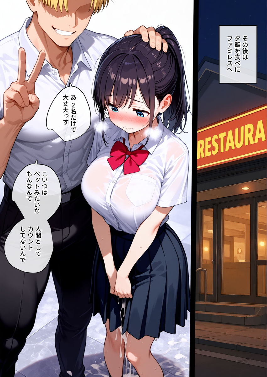 【エロマンガ】ずっと片思いをしていた彼女の身体は先輩に弄ばれているようで…