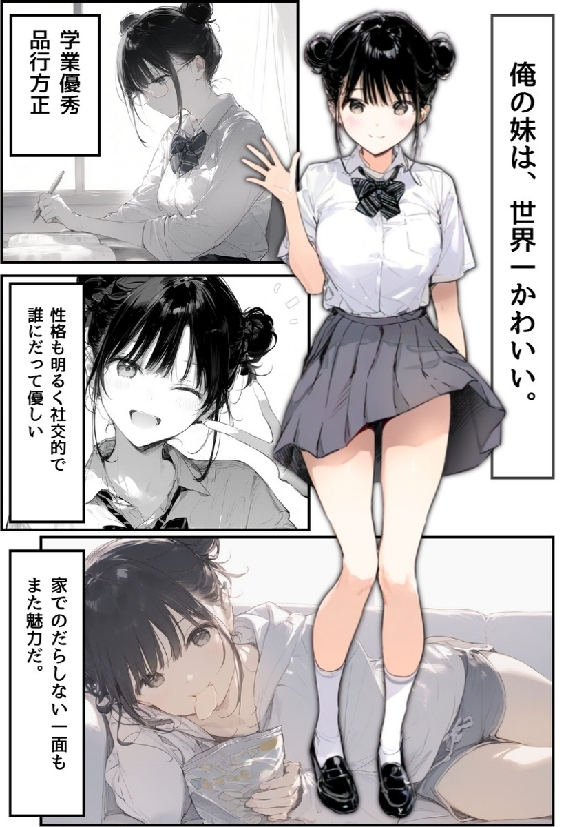 【エロマンガ】自慢の妹が彼氏として紹介してきたおっさんに抱かれまくって…