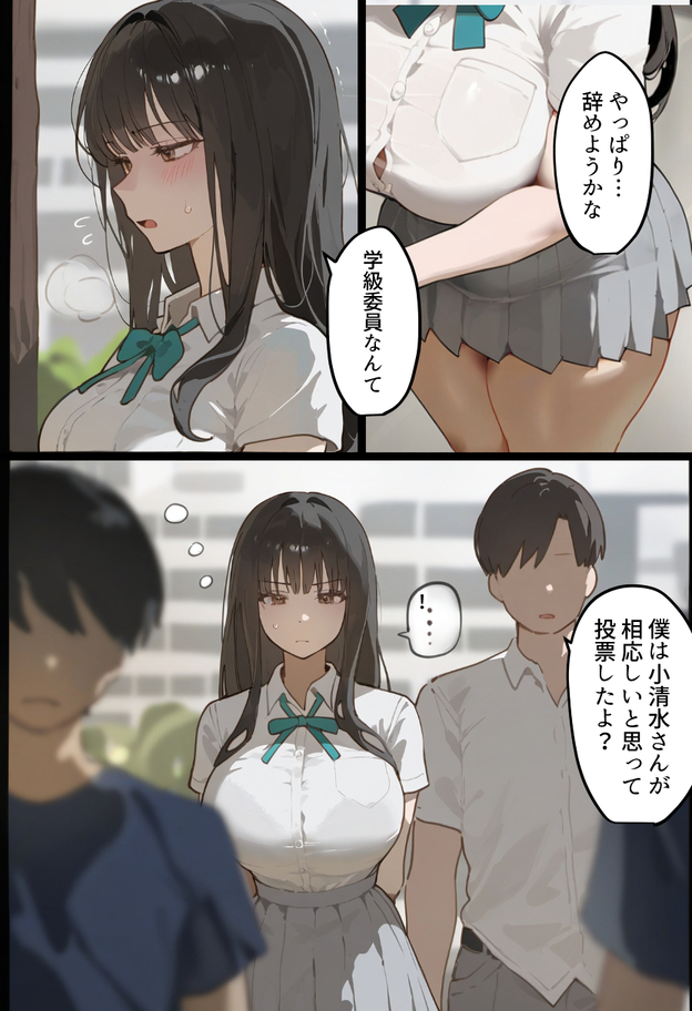 【エロマンガ】個室サウナでのデートのはずが…ヤバいおっさん達にエッチなことをされて…