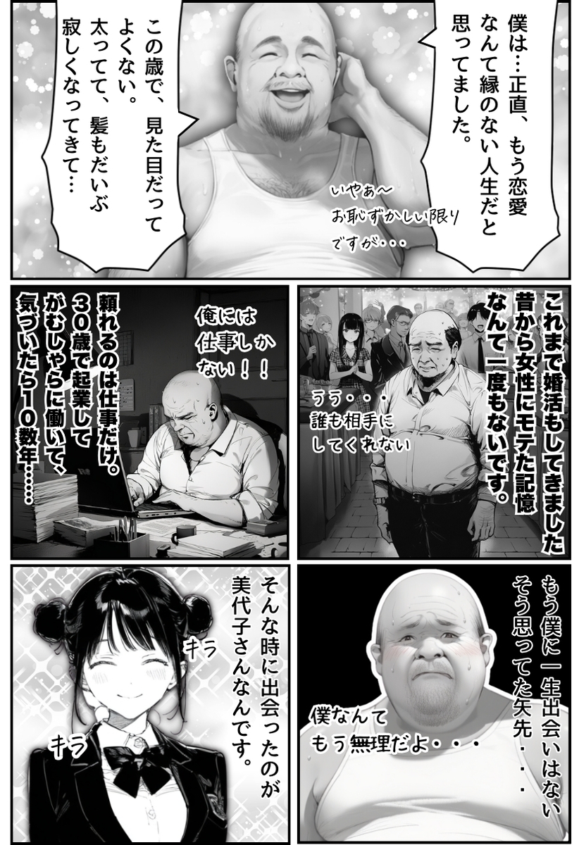 【エロマンガ】自慢の妹が彼氏として紹介してきたおっさんに抱かれまくって…