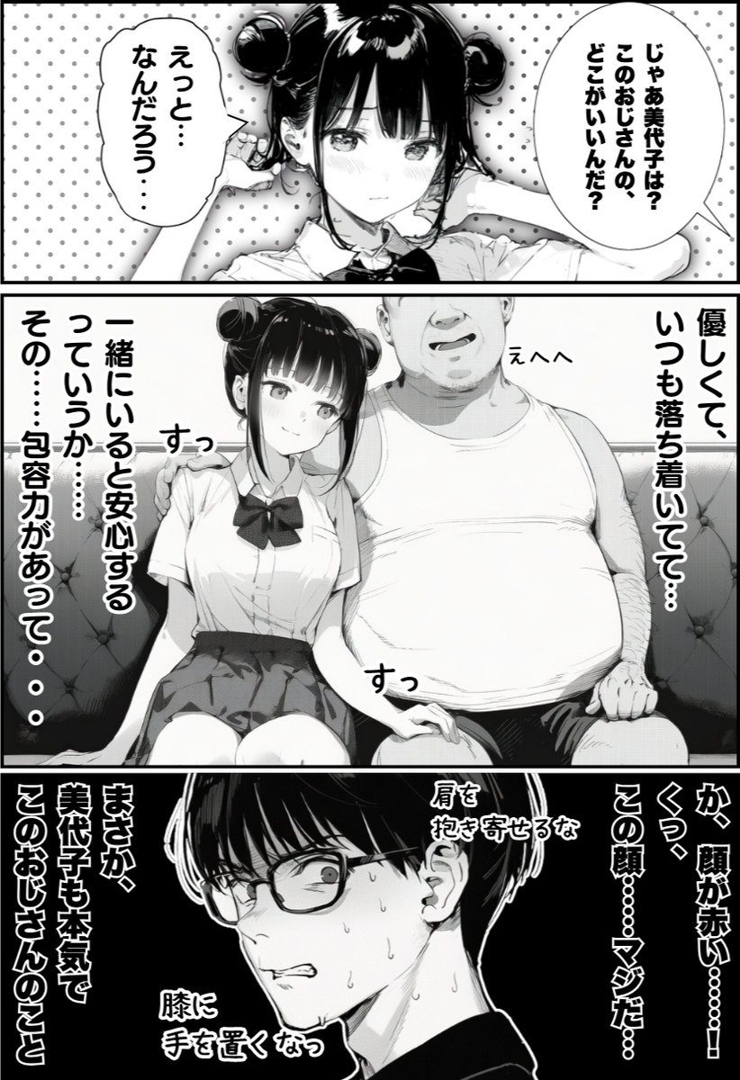 【エロマンガ】自慢の妹が彼氏として紹介してきたおっさんに抱かれまくって…