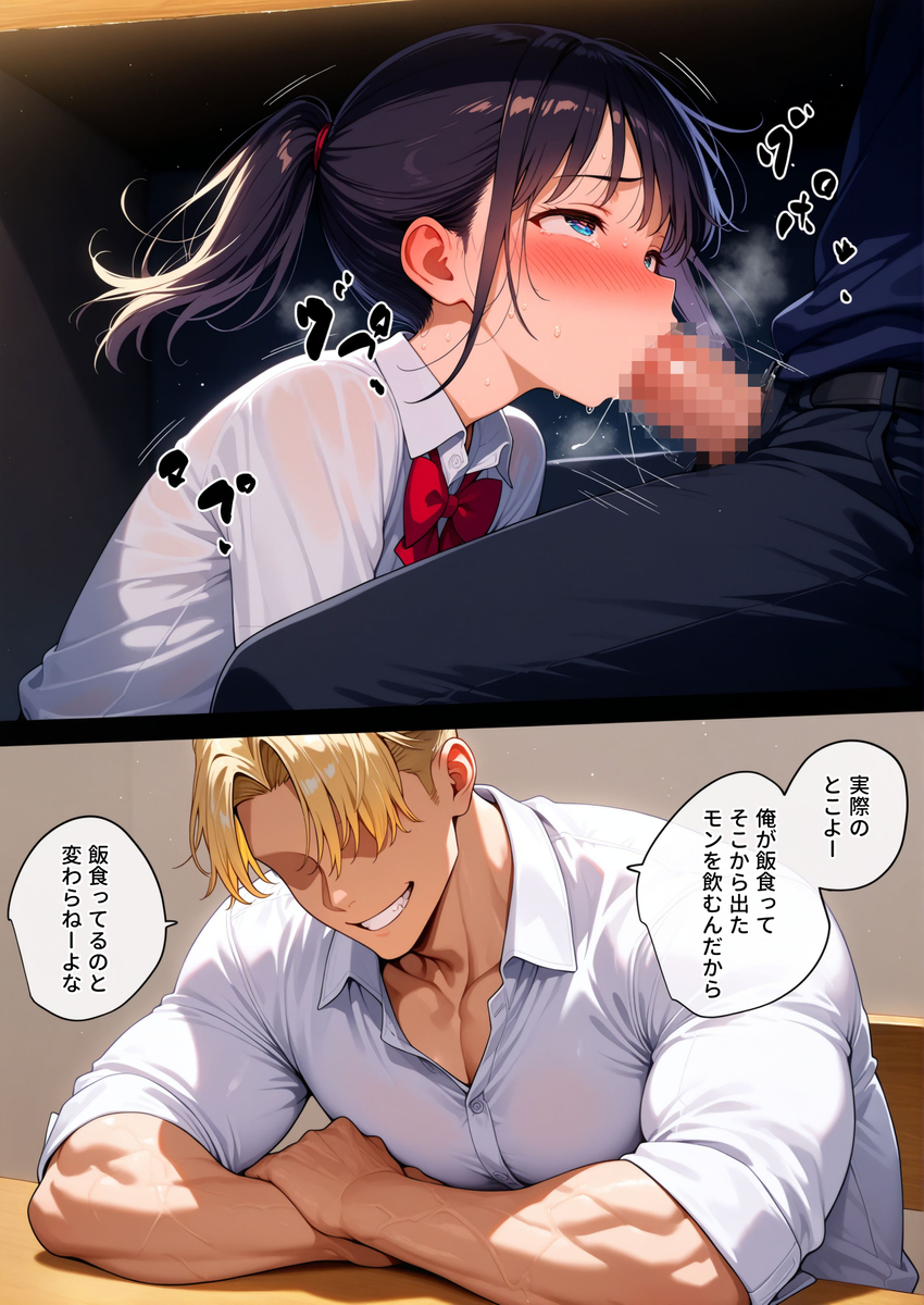 【エロマンガ】ずっと片思いをしていた彼女の身体は先輩に弄ばれているようで…