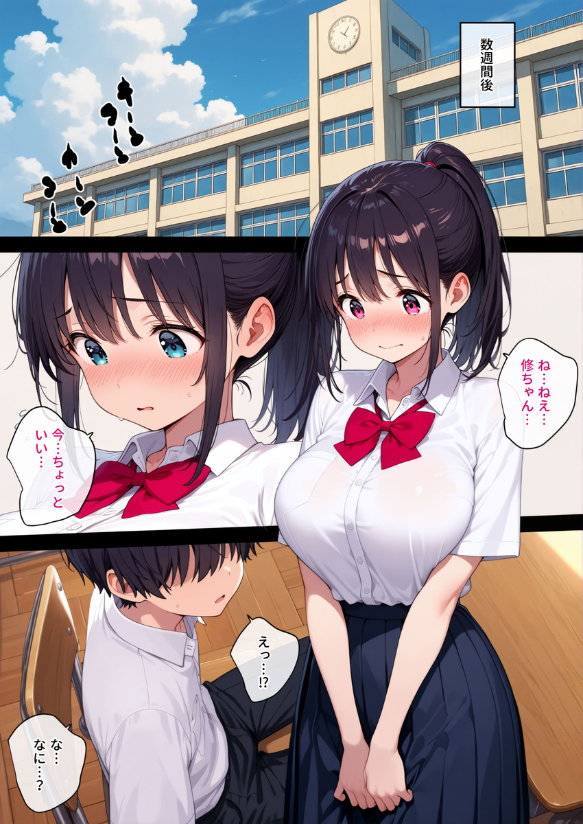 【エロマンガ】ずっと片思いをしていた彼女の身体は先輩に弄ばれているようで…