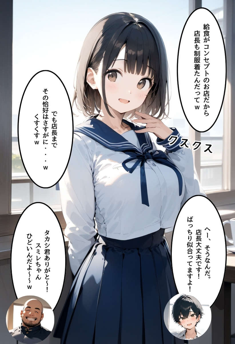 【エロ漫画】僕と付き合って3ケ月の彼女はバイト先の店長とのエッチに夢中になってるみたいで…