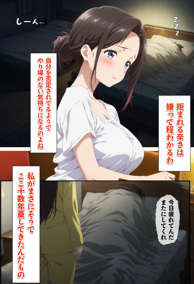 【エロ漫画】旦那とはセックスレス気味の人妻さんバイト先の若い男の子との浮気セックスに溺れてしまう
