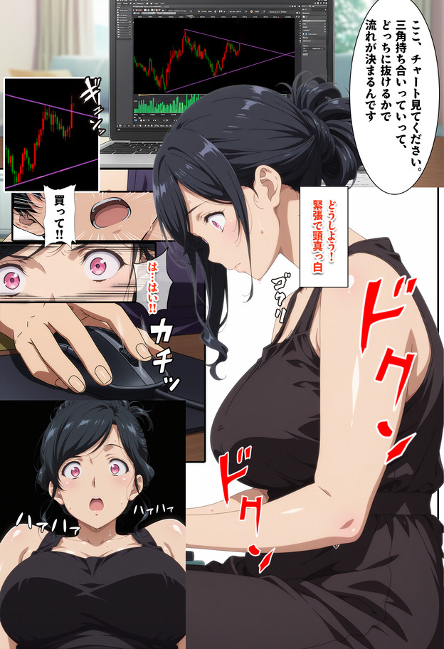 【エロマンガ】カリスマ投資家に抱かれながら投資を学ぶ巨乳奥様