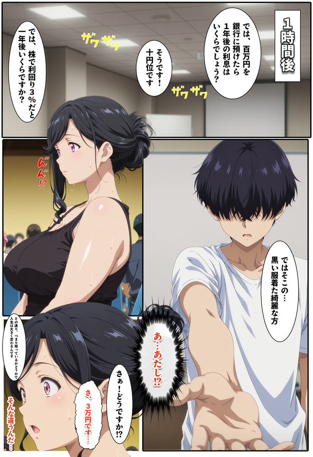 【エロマンガ】カリスマ投資家に抱かれながら投資を学ぶ巨乳奥様