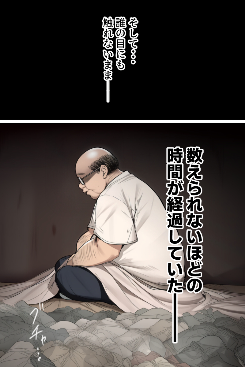 【エロマンガ】社会の認知から外れた存在となった中年男が女の子達にエロい事しまくってるwww