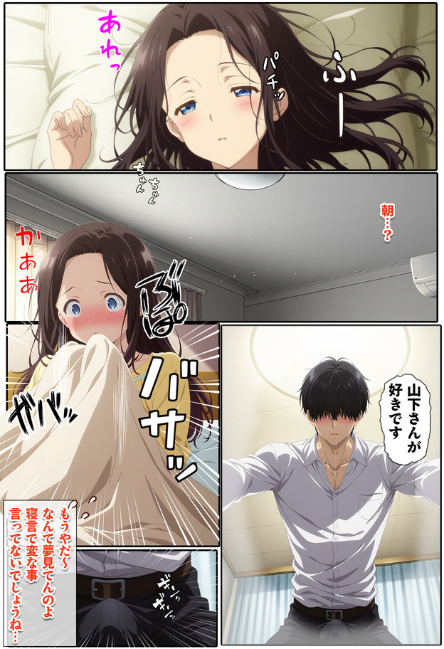 【エロ漫画】旦那とはセックスレス気味の人妻さんバイト先の若い男の子との浮気セックスに溺れてしまう