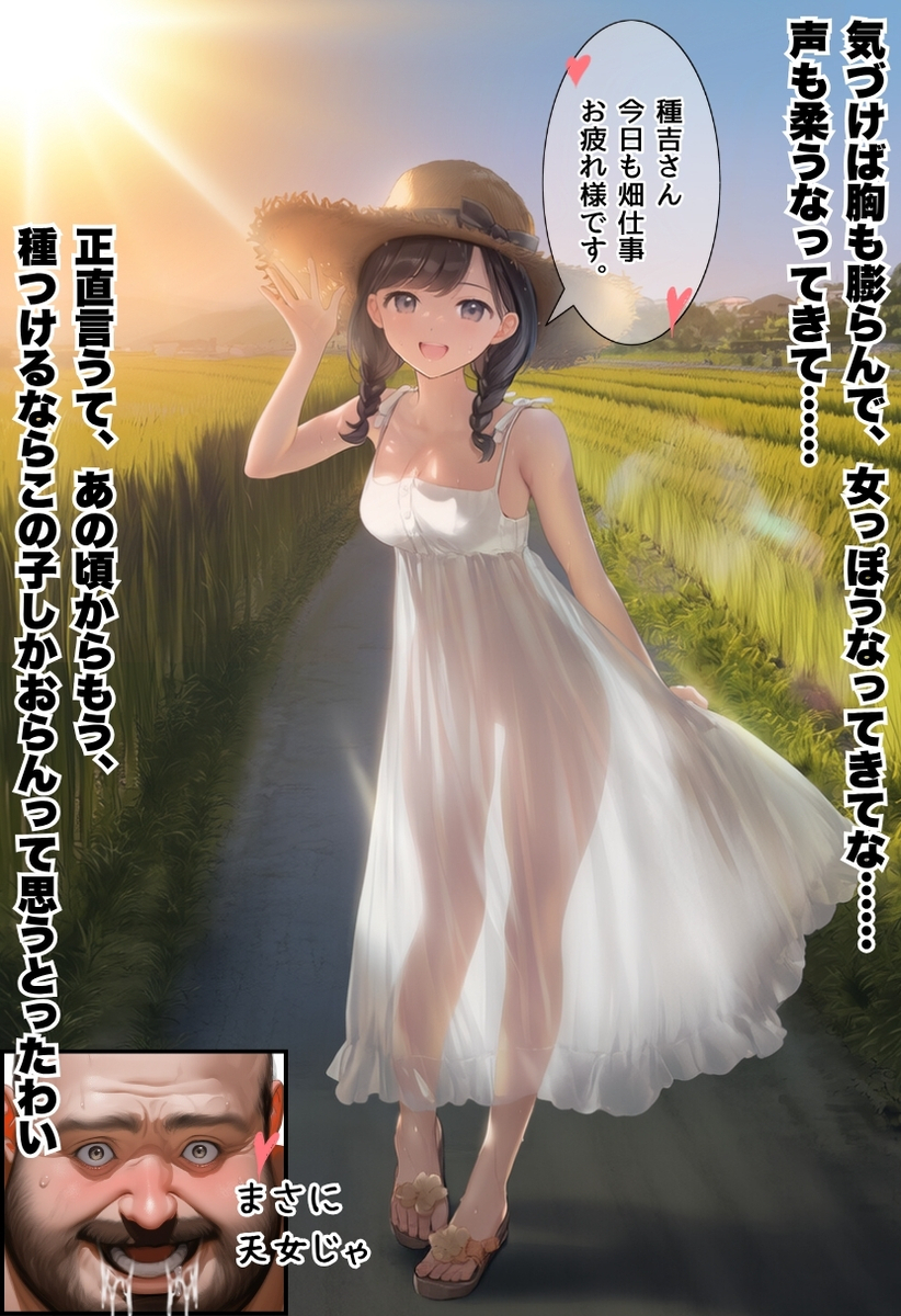 【エロマンガ】ある村の儀式で僕の大好きな幼馴染はねっちこいおじさんに抱かれてしまい…