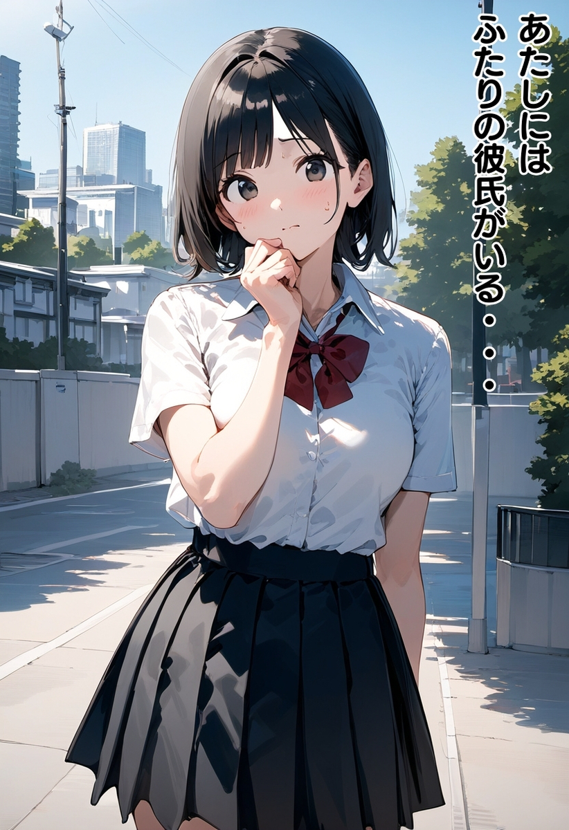 【エロ漫画】僕と付き合って3ケ月の彼女はバイト先の店長とのエッチに夢中になってるみたいで…