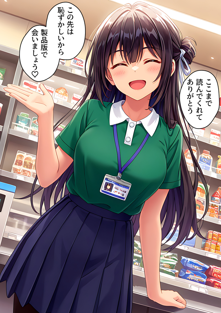 【エロ漫画】店長と付き合ってる美少女が深夜勤務のチャラ男に狙われて…