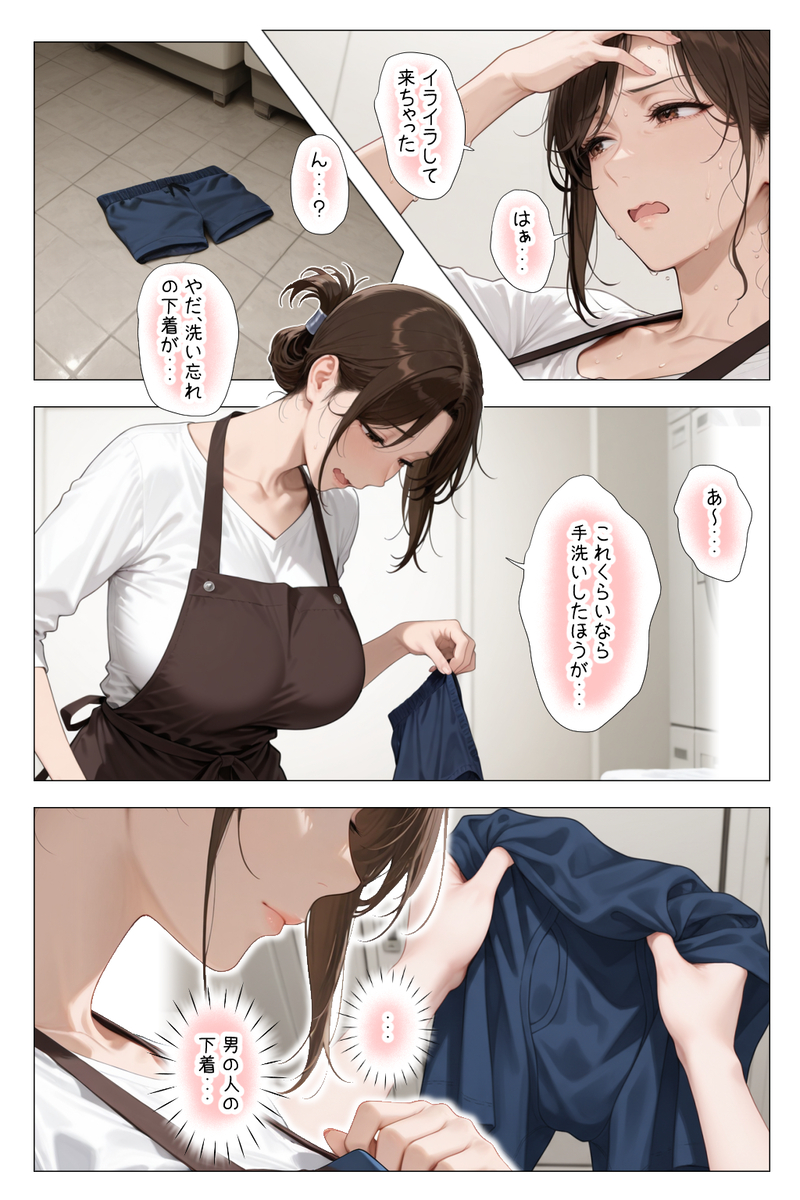 【エロマンガ】俺の家を担当してくれてる家政婦さんがガチで変態だったようで…