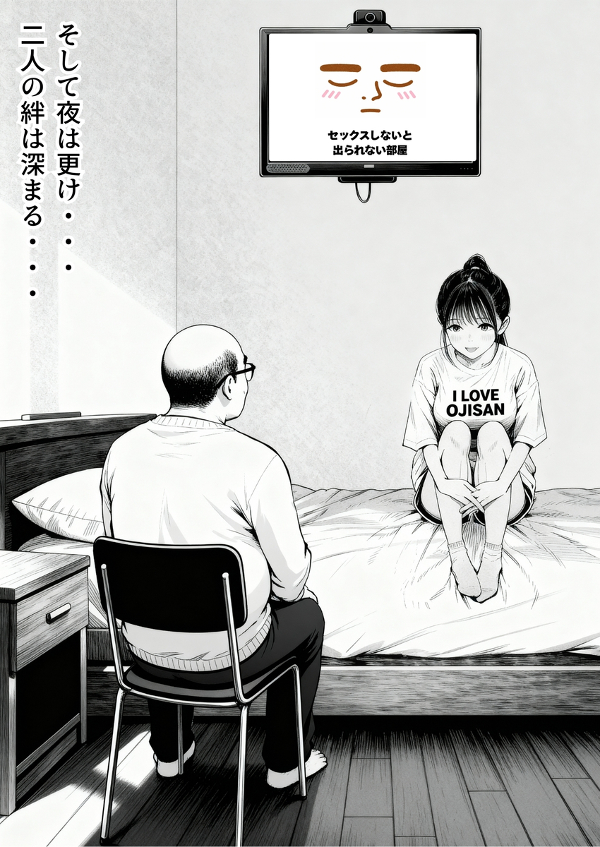 【えろまんが】激しいプレスと巨大な肉棒で憧れの美少女を陥落させるおじさんが最高すぎるwww