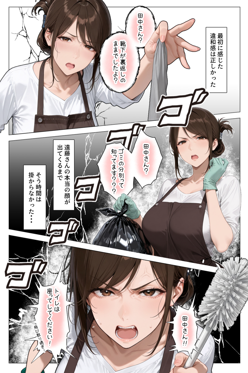 【エロマンガ】俺の家を担当してくれてる家政婦さんがガチで変態だったようで…