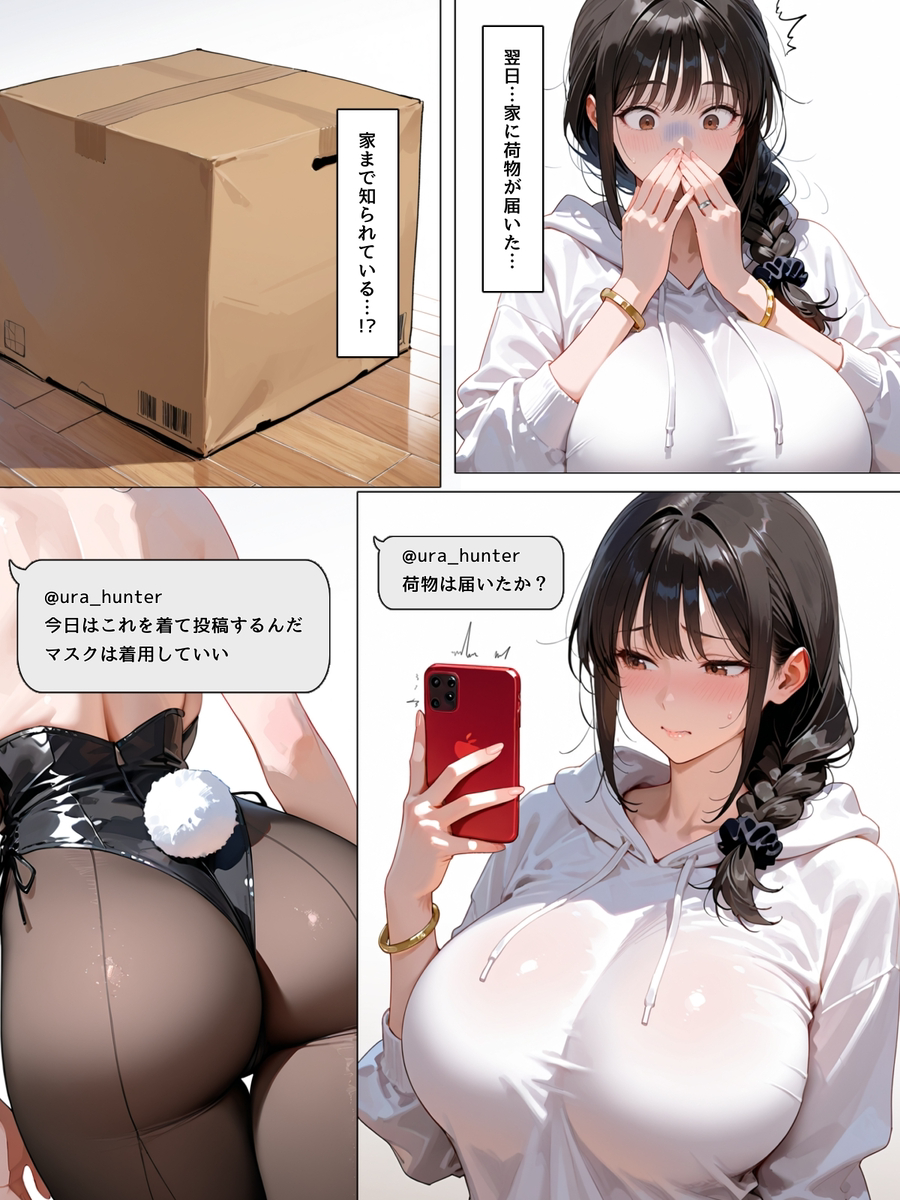 【えろまんが】エッチな裏垢活動がパパ活にバレてしまった人妻さんの運命が…