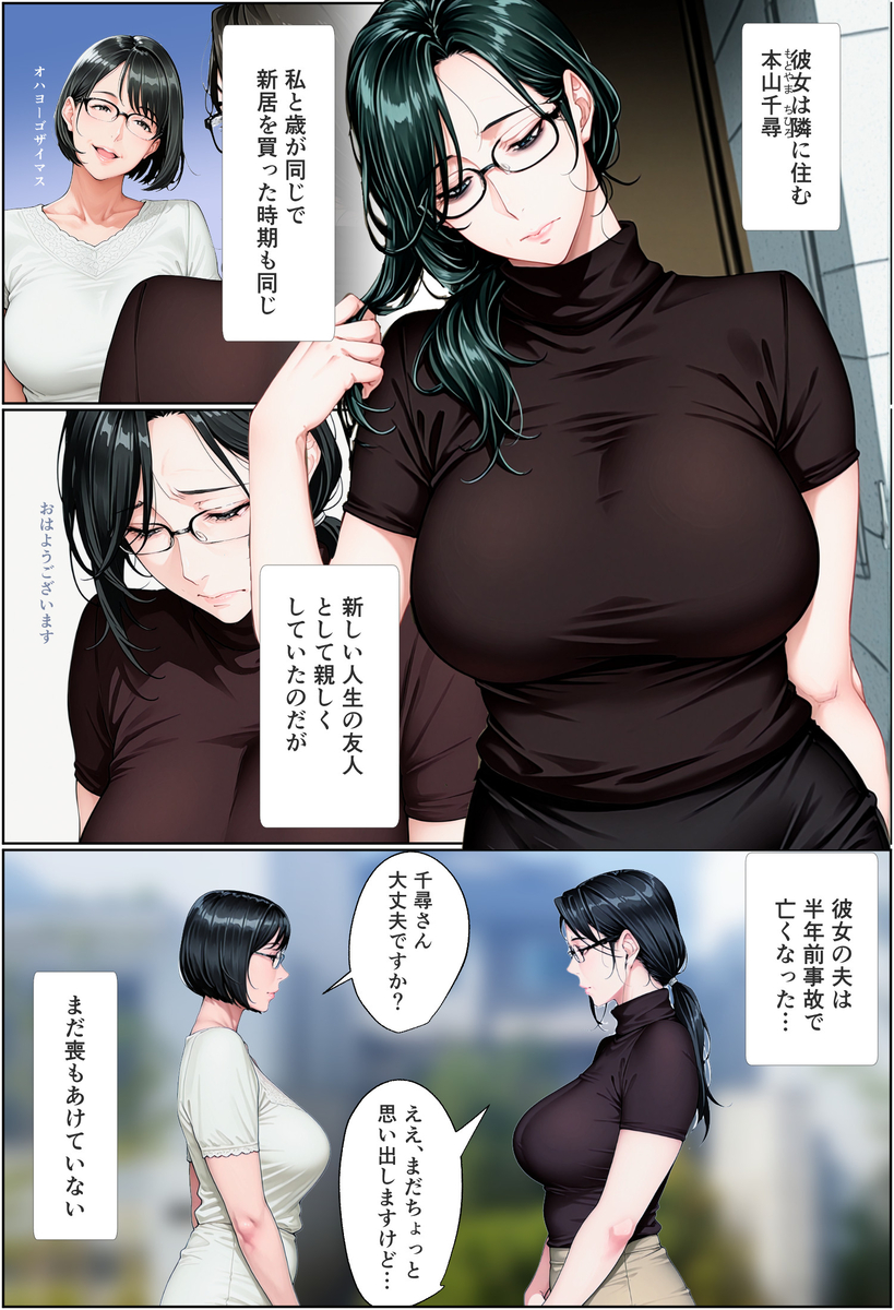 【えろまんが】一人の男を買い漁りセックスに溺れる人妻達がヤバい！