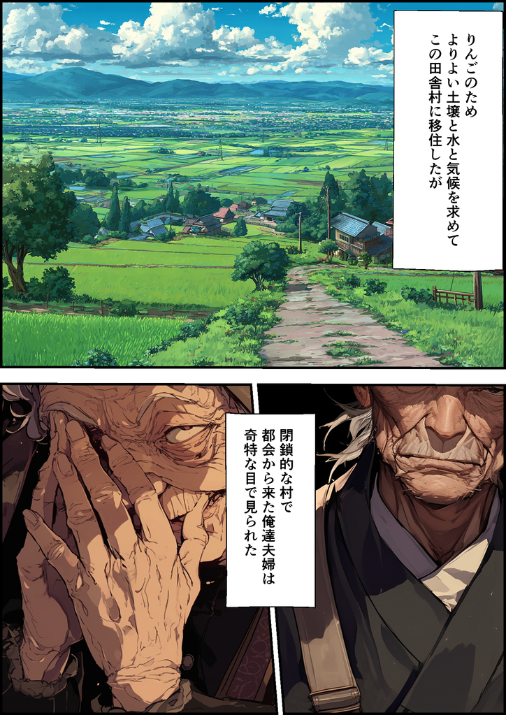 【エロ漫画】男性経験は夫以外にない巨乳人妻さんが村長の息子の罠にハマり…