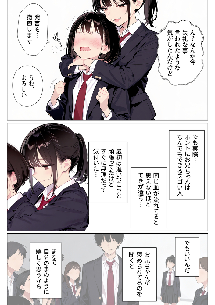 【エロ漫画】「お兄ちゃん、たくさん気持ち良くなって」妹に依存しまくる兄との禁断セックスがエロ過ぎる！