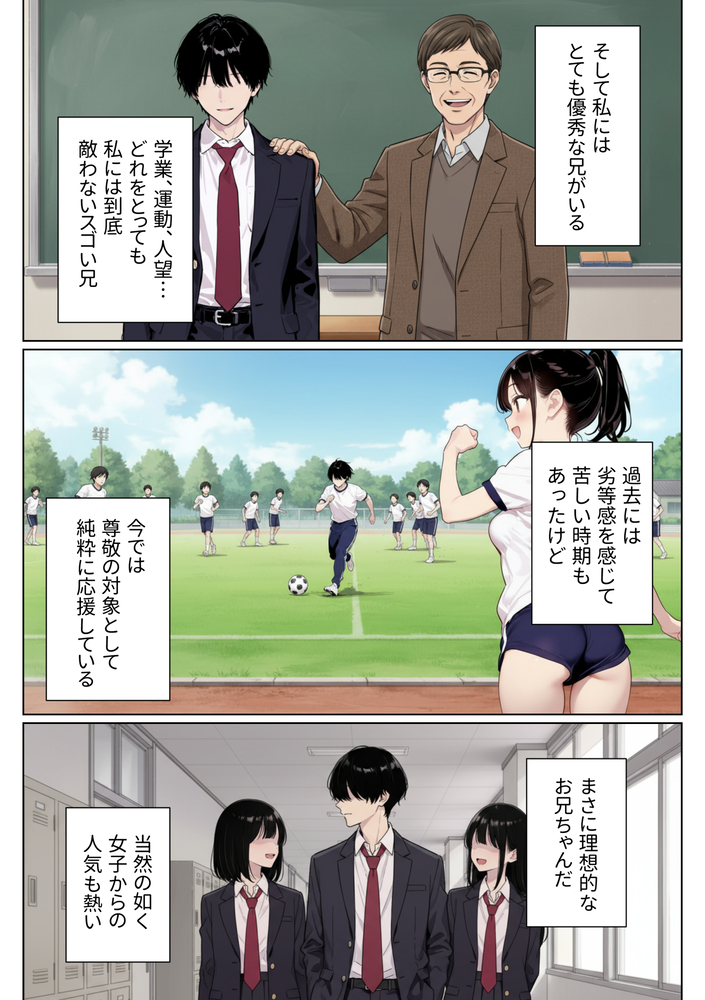 【エロ漫画】「お兄ちゃん、たくさん気持ち良くなって」妹に依存しまくる兄との禁断セックスがエロ過ぎる！