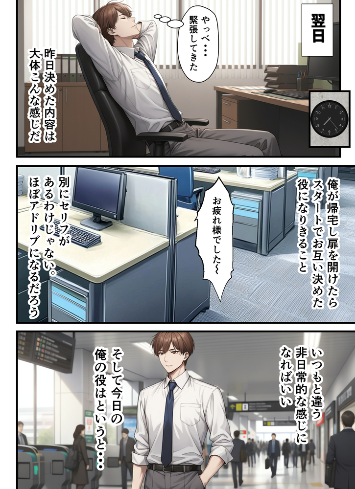 【えろまんが】AVの見過ぎでED気味の夫の為に過激なプレーで勃起させる奥さんが最高すぎるwww