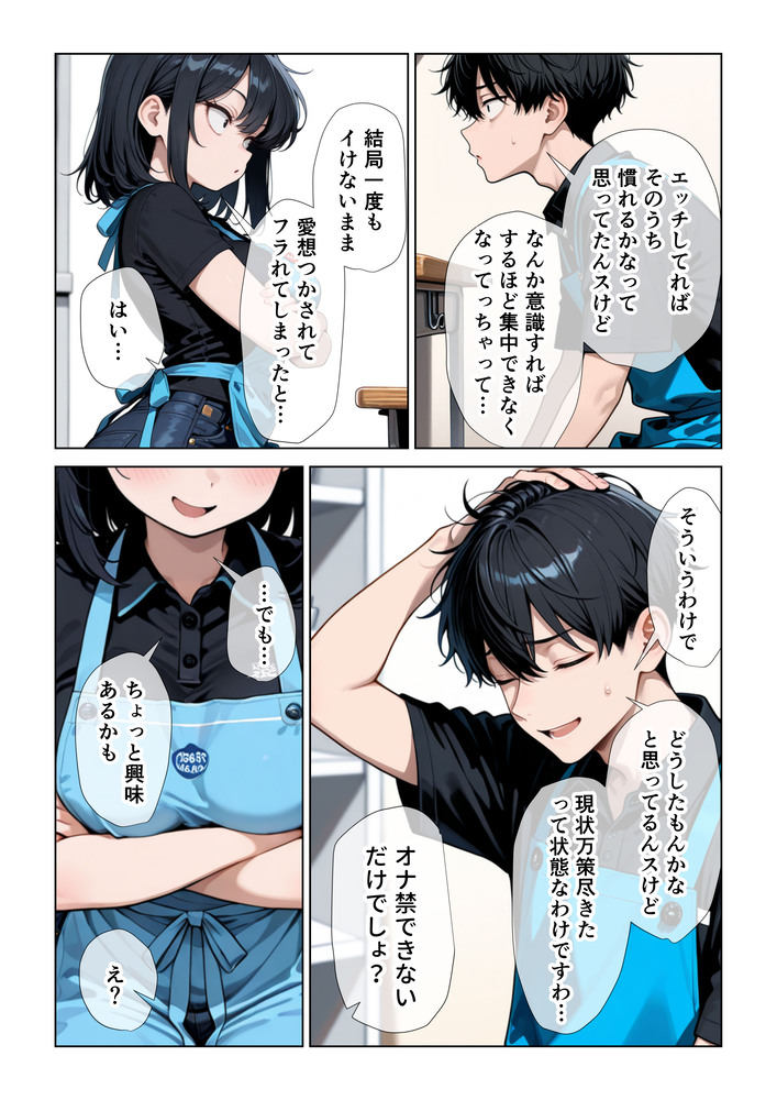 【エロマンガ】何度イッテも終わらない先輩とのセックスが最高過ぎるwww