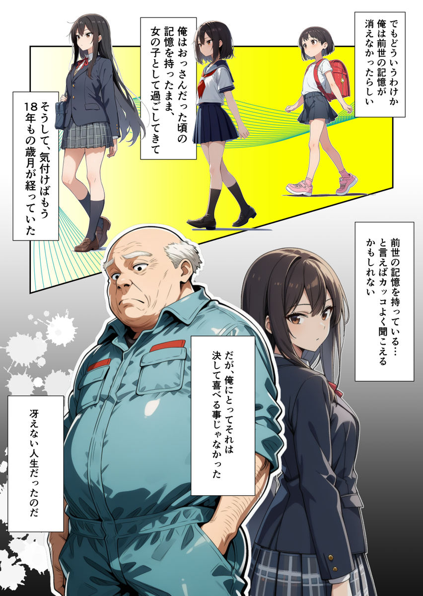 【エロマンガ】生まれ変わったら女の子…あなたら何をしてますか？